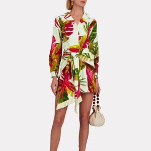 FARM RIO "Spring Forest" mini dress
